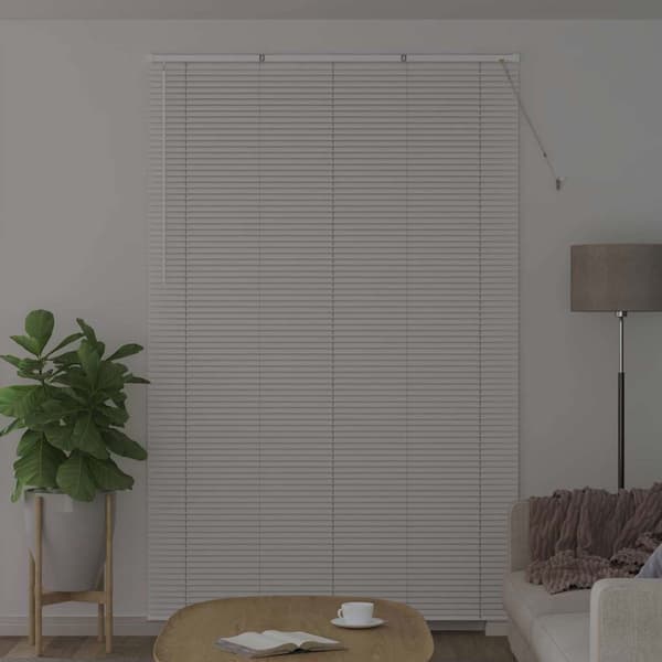 vidaXL Persienner Vit 220x150cm Aluminium