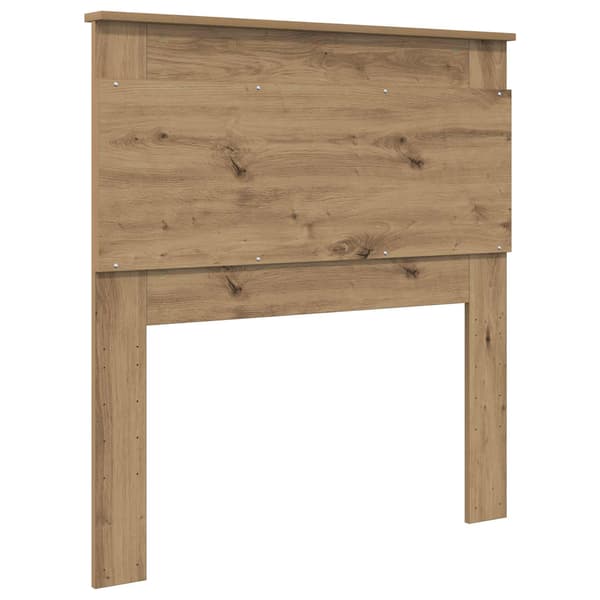 vidaXL Hodegavl med hodegjerde Artisan Eik 100 cm Konstruert tre