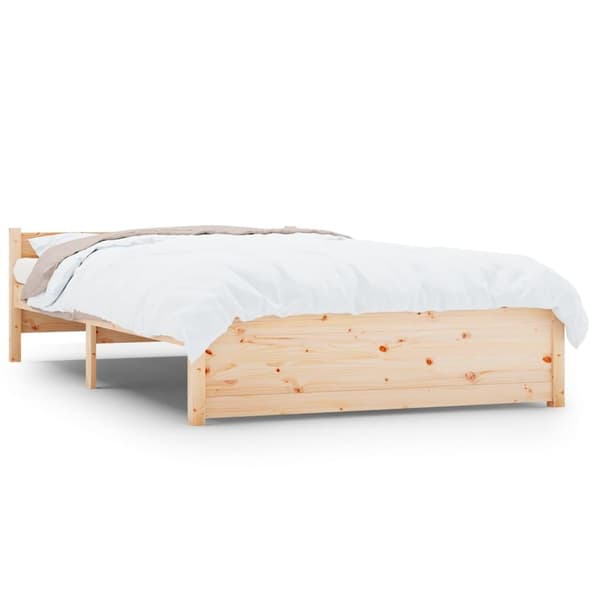vidaXL Sengeramme heltre 120x200 cm