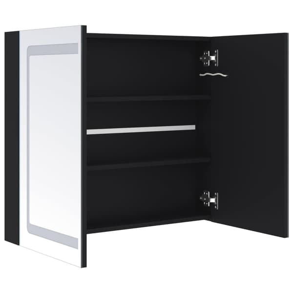 vidaXL LED-speilskap til bad 80x12,2x68 cm