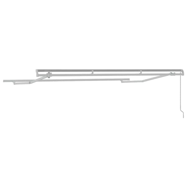 vidaXL Markisram Vit 3,5 x 2 m Metall