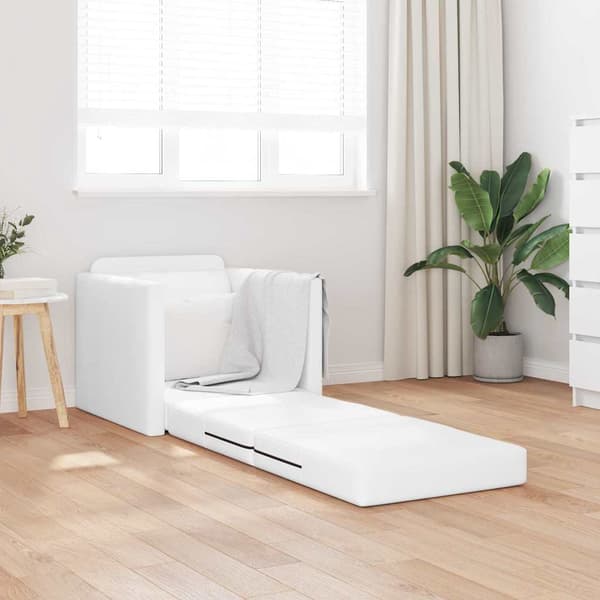 vidaXL Soffsäng 60cm Vit Konstläder