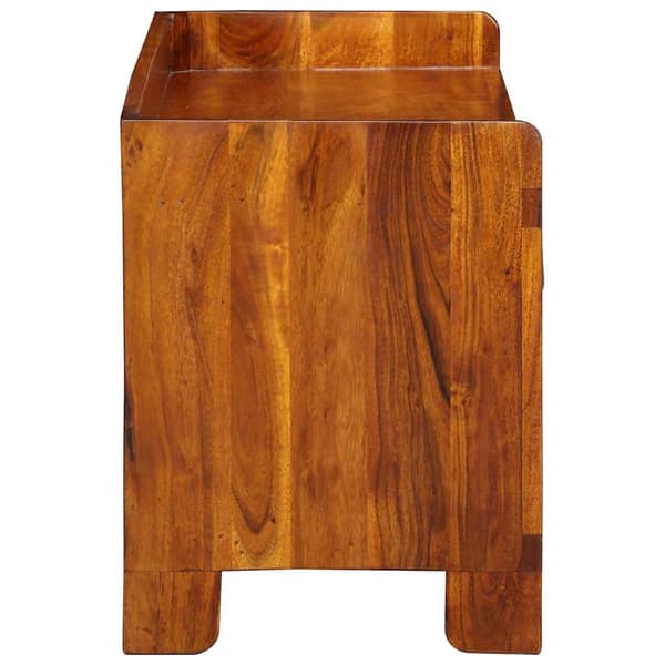 vidaXL Sko Bænk 100x35x45 cm Solid Træ Akacie
