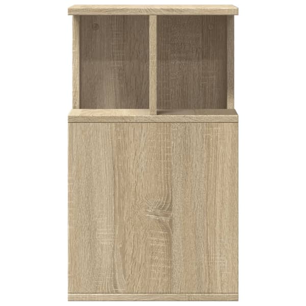 vidaXL Sidebord sonoma eik 35x35x60 cm konstruert tre