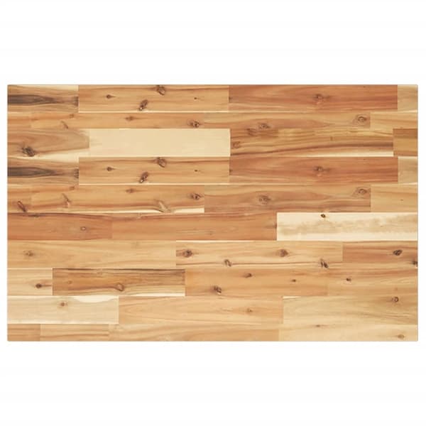 vidaXL Bordplate rektangulær 80x50x2 cm heltre akasie