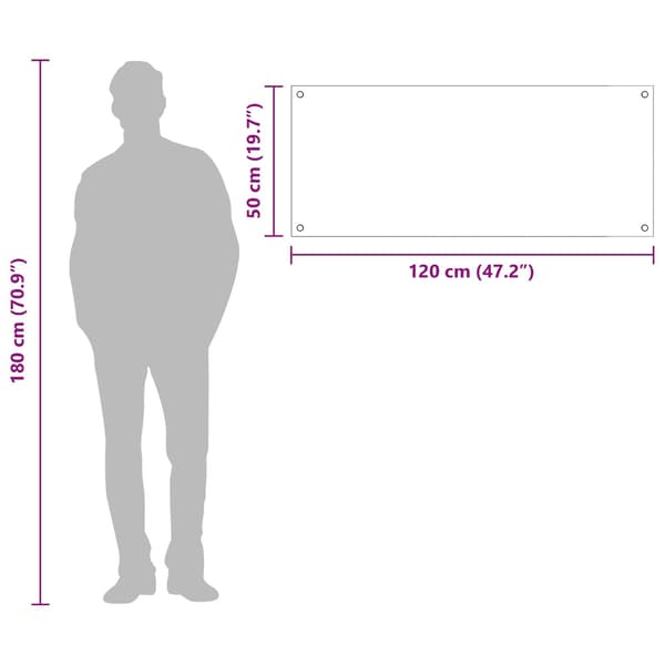 vidaXL Köksskydd Mörkgrå 120 x 50 cm härdat glas