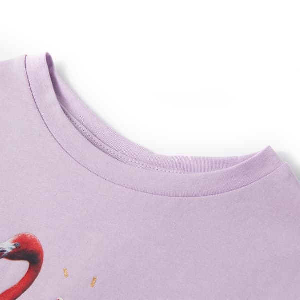 vidaXL T-shirt för barn lila 104
