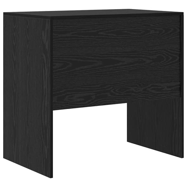 vidaXL Skrivebord Svart Eik 80 x 50 x 76 cm
