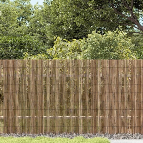 vidaXL Hagegjerde 500x80 cm siv