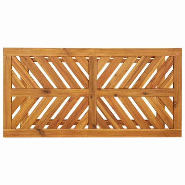 vidaXL Hage lounge sett 4 pcs Brun Solid akasietre