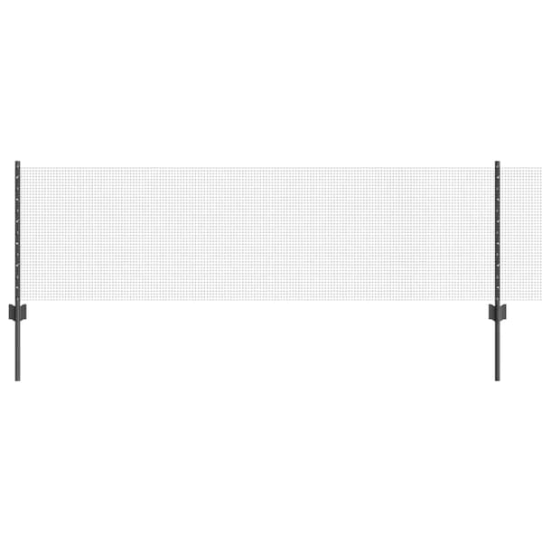 vidaXL Gjerde med innlegg. Grå 0.6 x 10 m Stål