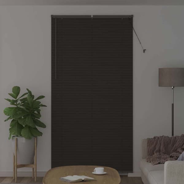 vidaXL Persienner Mörkgrå 220 x 110 cm Aluminium
