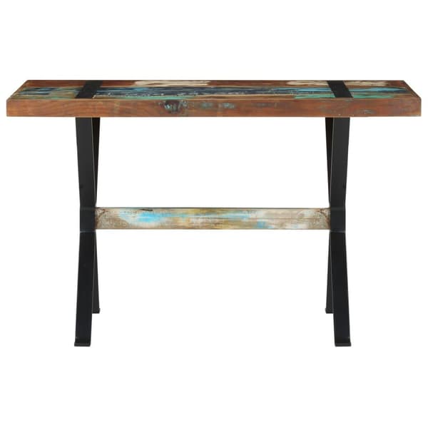 vidaXL Spisebord 120x60x76 cm gjenvunnet heltre