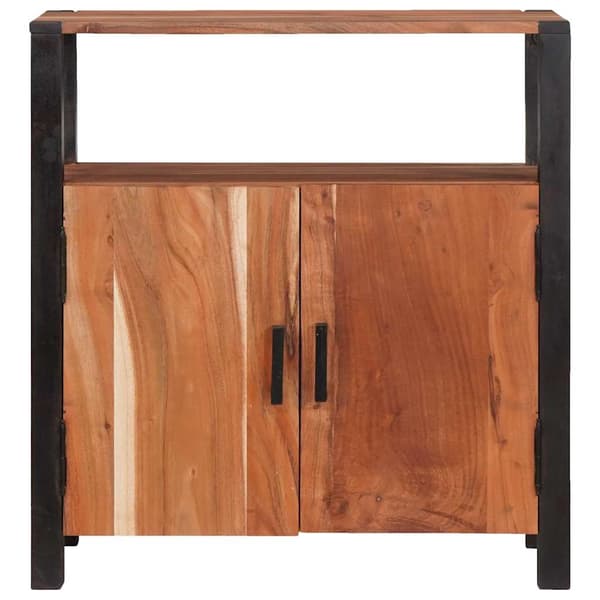 vidaXL Serviesskap Brun 70 x 30 x 75 cm Solid akasietre