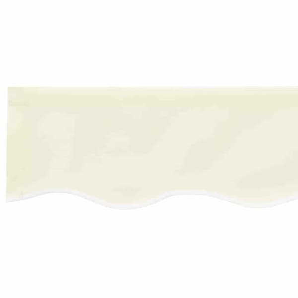 vidaXL Markisväv Kräm 235 x 195 cm Polyester