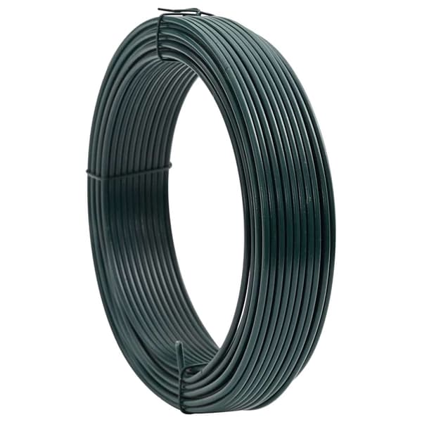vidaXL Stängsel binds tråd Grön 80 m PVC