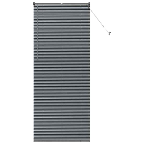 vidaXL Persienner Mörkgrå 220 x 90 cm Aluminium