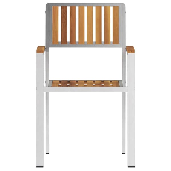 vidaXL Hage Stol 6 pcs Brun 56 x 54,5 x 87 cm Solid akasietre