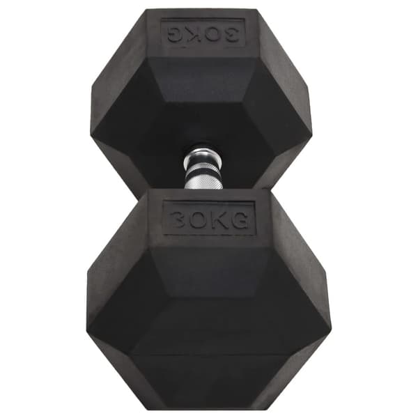 vidaXL Hantel 30 kg gjutjärn