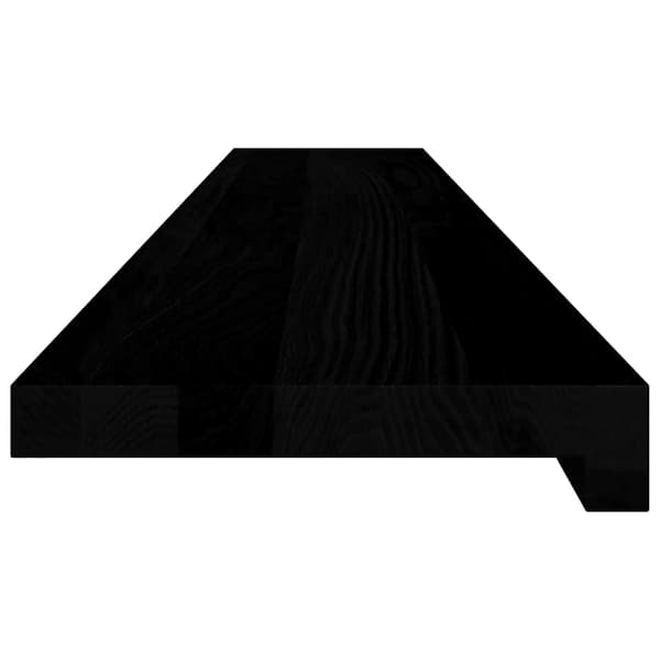 vidaXL Vinduskarmer 2 stk mørkebrun 120x20x2 cm heltre eik