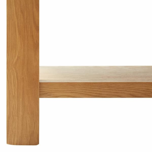 vidaXL Sofabord 90x45x40 cm heltre eik change2