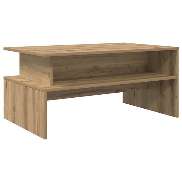 vidaXL Kaffebord Artisan Eik 90 x 55 x 42,5 cm Konstruert tre