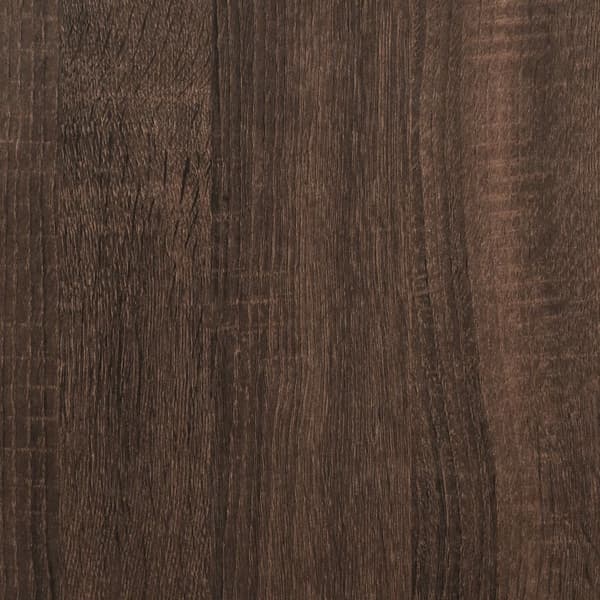 vidaXL Peisramme brun eik 100x30x87,5 cm konstruert tre
