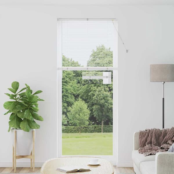 vidaXL Persienner Vit 220 x 95 cm Aluminium