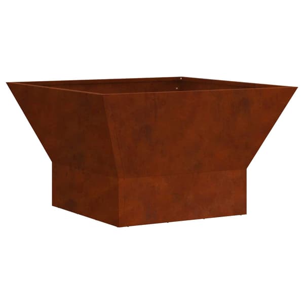 vidaXL Bålplass Brun 60 x 60 x 35 cm Cortenstål