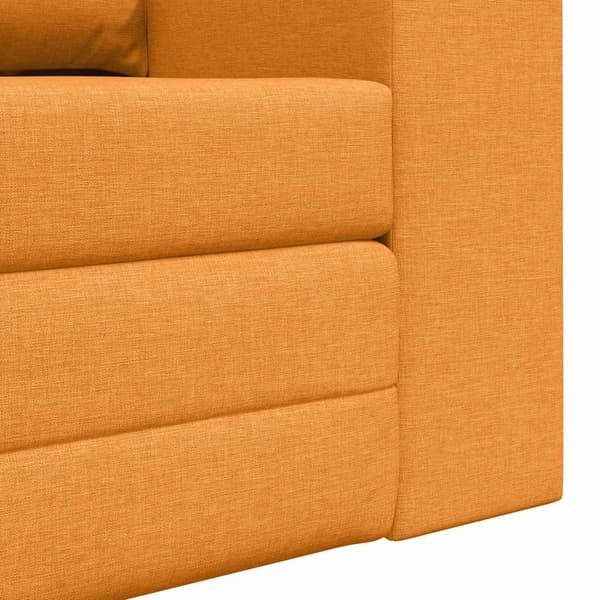 vidaXL Soffsäng 60cm Mörkgul tyg