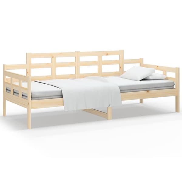 vidaXL Dagseng heltre furu 90x190 cm