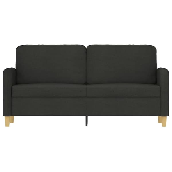 vidaXL 2-sitssoffa svart 140 cm tyg