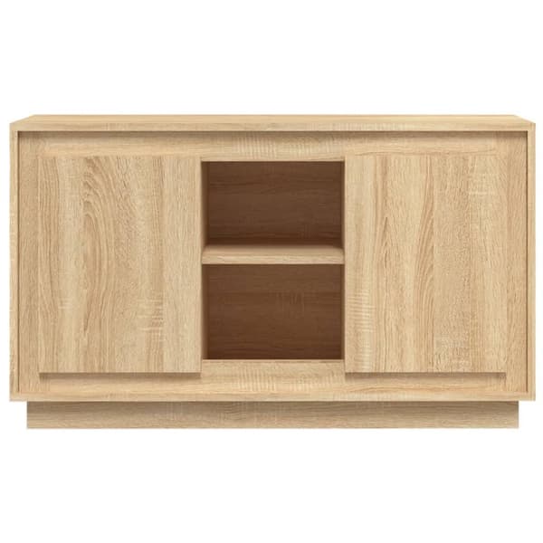 vidaXL Skjenk sonoma eik 102x35x60 cm konstruert tre