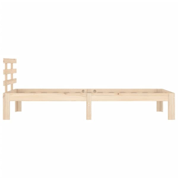 vidaXL Sengeramme heltre 75x190 cm