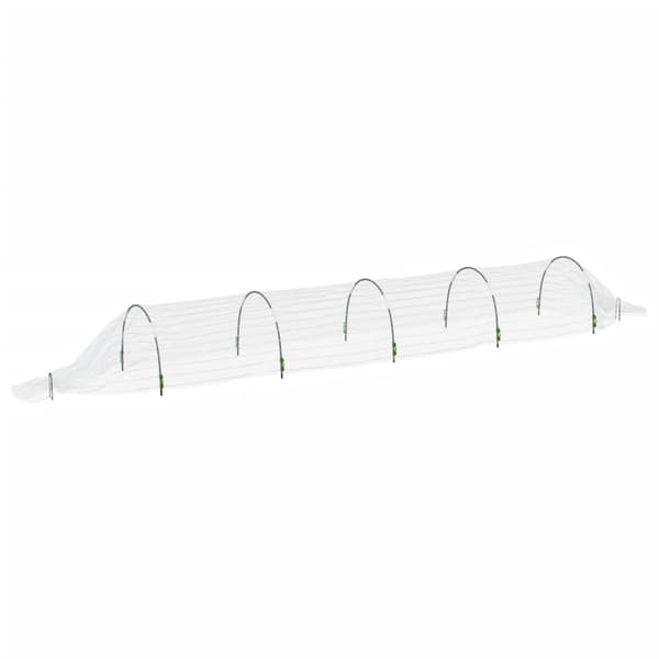 vidaXL Nettingtunnel 1,5x5 m glassfiber og PP