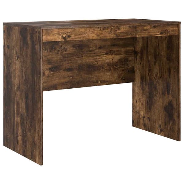 vidaXL Skrivebord Røkt eik 100 x 50 x 76 cm