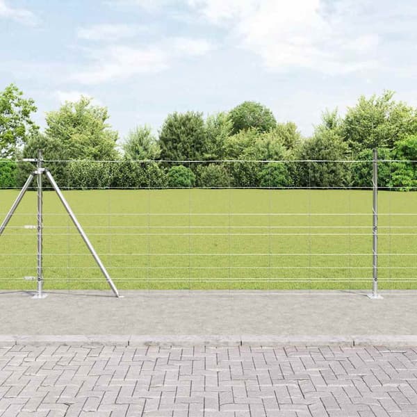 vidaXL Gjerdepåle Galvanisert 25 x 1 m Stål