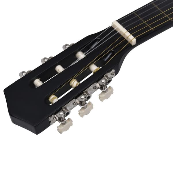 vidaXL Gitarr för nybörjare och barn klassisk svart 1/2 34