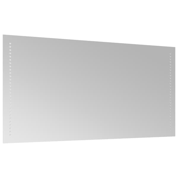 vidaXL Baderomsspeil med LED 50x100 cm