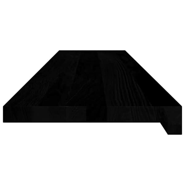 vidaXL Vinduskarmer 2 stk mørkebrun 110x25x2 cm heltre eik