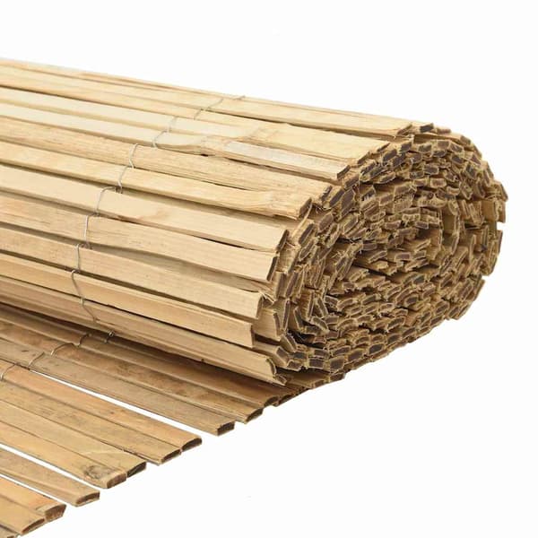 vidaXL Bambusgjerde Brun 400 x 180 cm Bambus