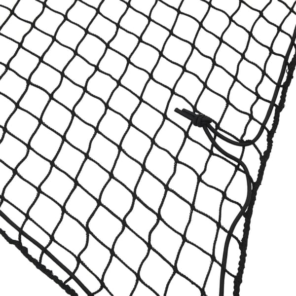 vidaXL Lastnät med elastiskt rep svart 3x2,5 m PP