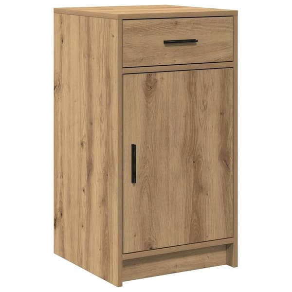 vidaXL Serviesskap Artisan Eik 40 x 40,5 x 75 cm Konstruert tre