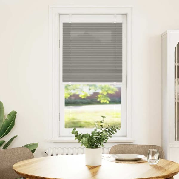 vidaXL Plisserad persienn antracit 60x150cm tyg bredd 59,4cm polyester