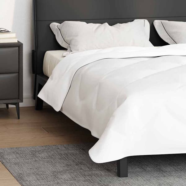 vidaXL Vinter Täcke Vit 240 x 222 x 5 cm Polyester