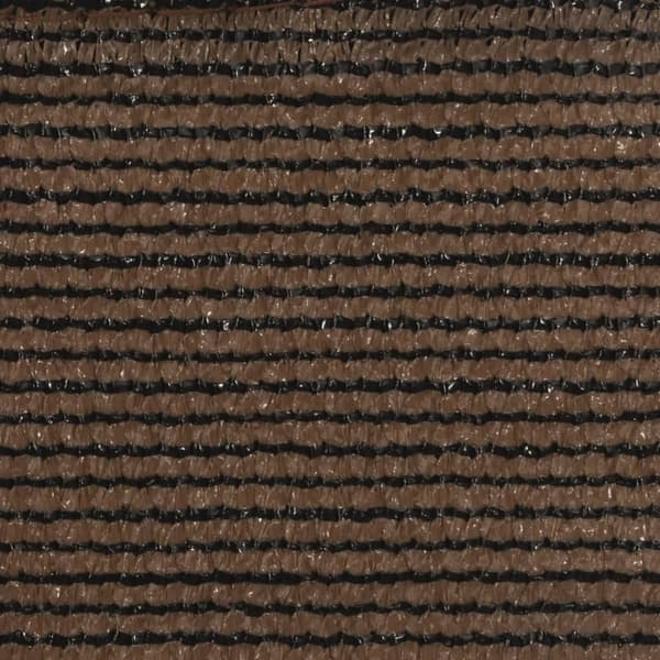 vidaXL Solseil 160 g/m² brun 3x5 m HDPE