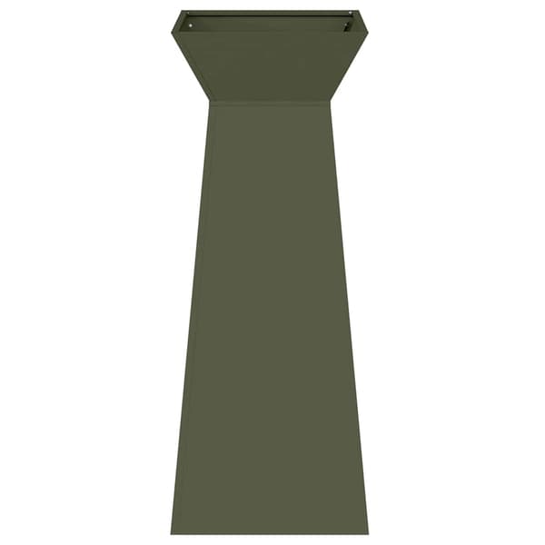 vidaXL Søyleplanter 2 pcs Olivengrønn 40 x 40 x 100 cm