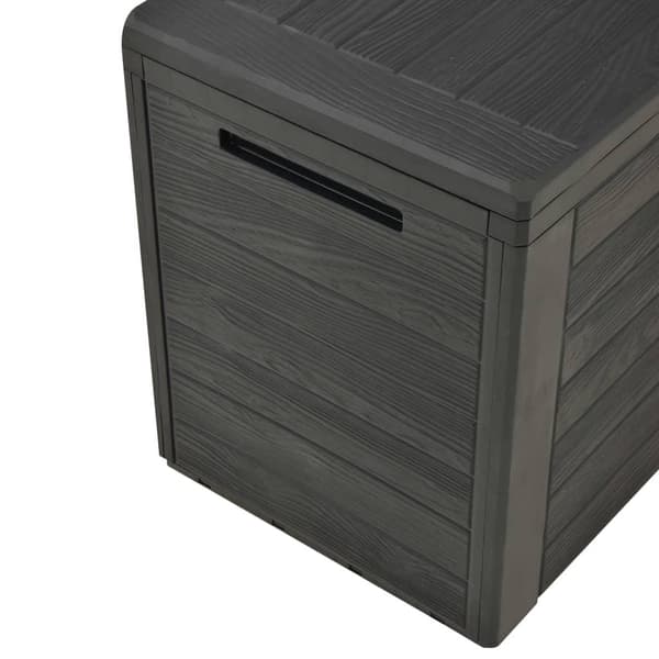 vidaXL Putekasse antrasitt 116x44x55 cm