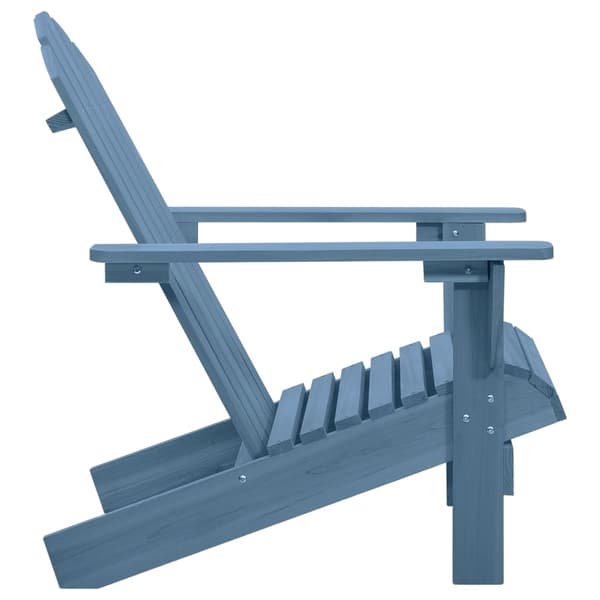 vidaXL Adirondack hagestol heltre gran blå