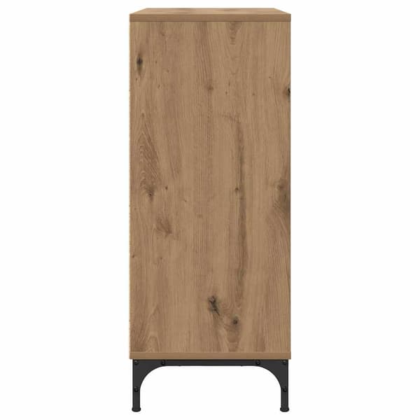 vidaXL Serviesskap Artisan Eik 79,5 x 33 x 82 cm Konstruert tre